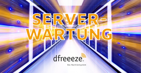 Aktuelle Serverwartung